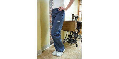Pantalon taille élastique à poches style cargo-Femmes